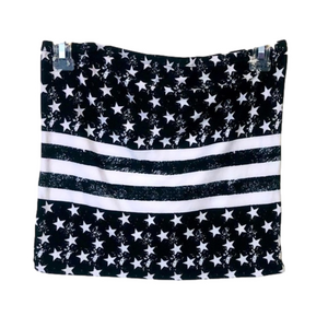 RUE21 Black & White American Flag Tube Top